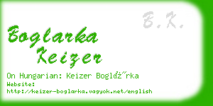 boglarka keizer business card